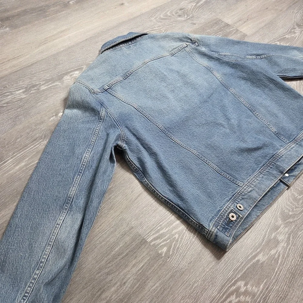 J.Crew NWT Men's Denim Trucker Jacket Light Wash XL